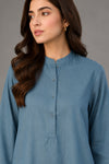 2 Piece Button-Detail Kurta Trouser