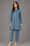 2 Piece Button-Detail Kurta Trouser