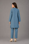 2 Piece Button-Detail Kurta Trouser