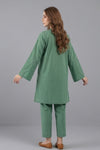 2Piece Embroidered V-Neck Kurta Trouser