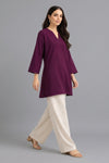 2 Piece Relaxed Fit Kurta with Wide Leg Pants