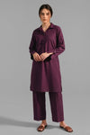 2 Piece Collared Tassel Kurta Trouser