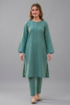 2 Piece Round Neck Kurta Trouser