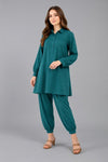 2 Piece Collared Kurta & Jogger Trouser