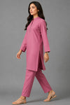 2 Piece Band Collar Kurta & Straight Trouser