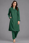 2 Piece Button-Detail Kurta Trouser