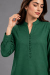 2 Piece Button-Detail Kurta Trouser