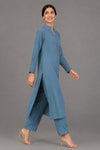 2 Piece Button-Detail Kurta Trouser