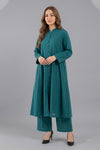 2 Piece Button-Down A-Line Kurta Palazzo