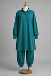 2 Piece Collared Kurta & Jogger Trouser