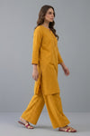 2 Piece Button-Detail Kurta Palazzo