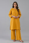 2 Piece Button-Detail Kurta Palazzo