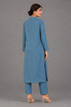2 Piece Button-Detail Kurta Trouser