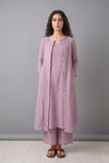 3 Piece Long Jacket with Camisole & Trouser