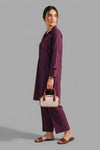 2 Piece Collared Tassel Kurta Trouser