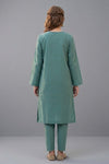 2 Piece Round Neck Kurta Trouser