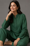 2 Piece Band Collar Kurta Trouser