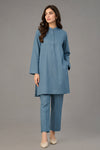 2 Piece Button-Detail Kurta Trouser