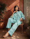 Aqua 2-Piece Loose-Fit Co-Ord Set