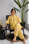 Butter Yellow 2-Piece Embroidered Kurta Set