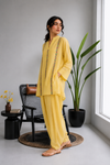 Butter Yellow 2-Piece Embroidered Kurta Set