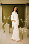 Ivory Ease 2-Piece Collared Co-Ord Set