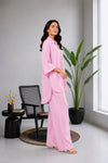 Rose Pink 2-Piece Luxe Co-Ord Set