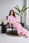 Rose Pink 2-Piece Luxe Co-Ord Set