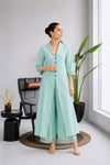 Aqua Green 2-Piece Luxe Lapel Prêt Suit